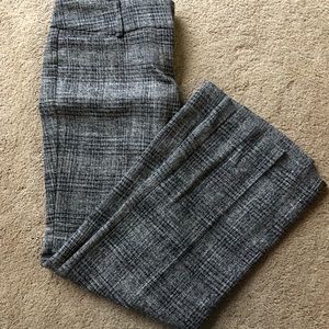 NWT NY & CO molded black & Gray plaid dress pants